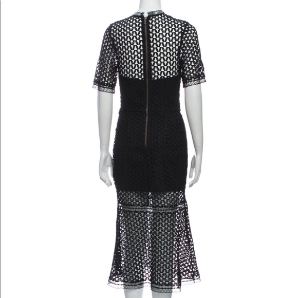 Jarlo Tall Cutwork Lace Overlay Midi Dress - Picture 7 of 11